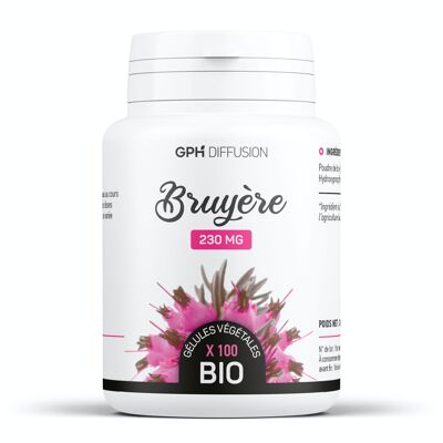 Bruyère Biologique - 230 mg - 100 gélules végétales