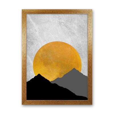 La impresión del arte de la montaña Sunset de Essentially Nomadic