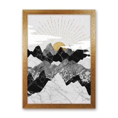 Sonnenaufgang Kunstdruck von Kookiepixel