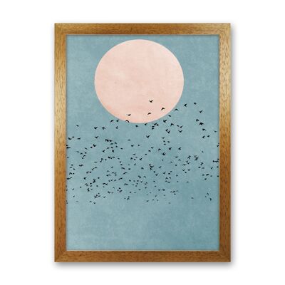 A Fly Away Modern Contemporary Art Print von Kubistika