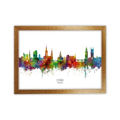 Cork Ireland Skyline Art Print by Michael Tompsett