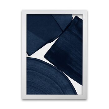 Peinture minimaliste Blue II Art Print par Orara Studio