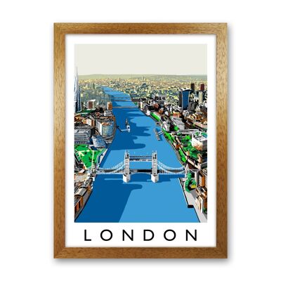 London-Reise-Kunstdruck von Richard O'Neill