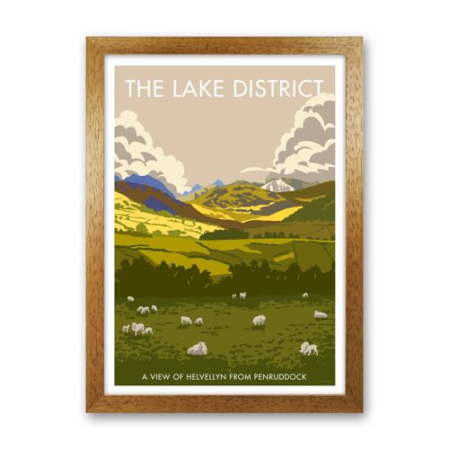 The Lake District Framed Digital Art Print by Stephen Millership