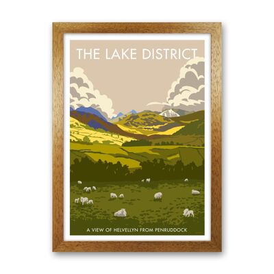 Impression d'art numérique encadrée The Lake District par Stephen Millership