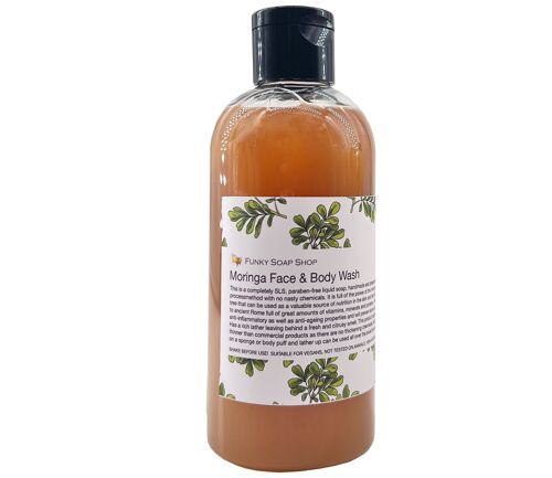 Moringa Face & Body Wash, 250ml