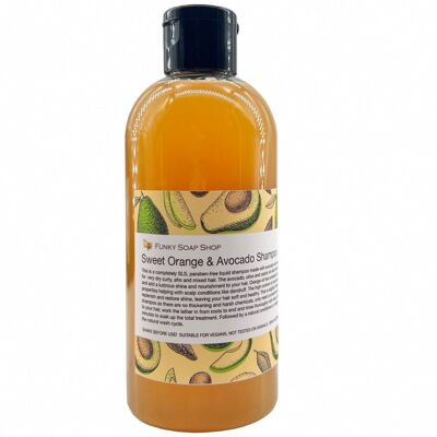 Shampooing liquide à l'orange douce et à l'avocat, 250 ml