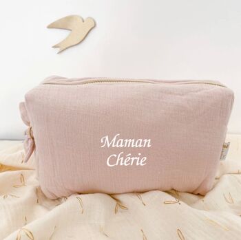 Trousse de toilette " Maman chérie " Fête des mères 3