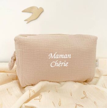 Trousse de toilette " Maman chérie " Fête des mères 1