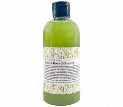 Tea Tree & Neem Oil Liquid Shampoo, 250ml