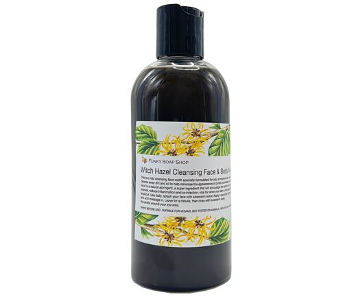 Witch Hazel Cleansing Face & Body Wash, 250ml