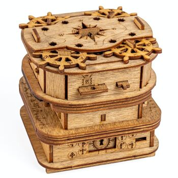 Cluebox - Escape Room dans une boîte. Casier Davy Jones 1