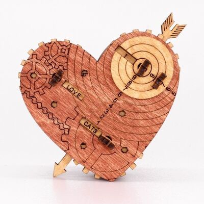 Tin Woodman's Heart. A mechanical box with a code lock