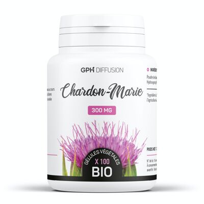 Chardon-Marie Biologique - 300 mg - 100 gélules végétales