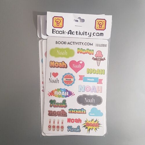 Stickers À Personnaliser Avec Le Prénom Noah : Ajoutez Une Touche Unique À Votre Quotidien