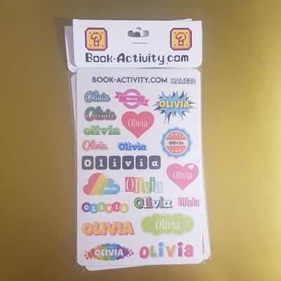 Personalized Stickers With The First Name Olivia: Add A Unique Touch To Your Daily Life