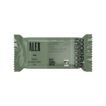 Barres énergétiques bio Alex | Noisette, Chocolat 1