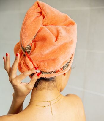 Turban Cheveux Orange 1