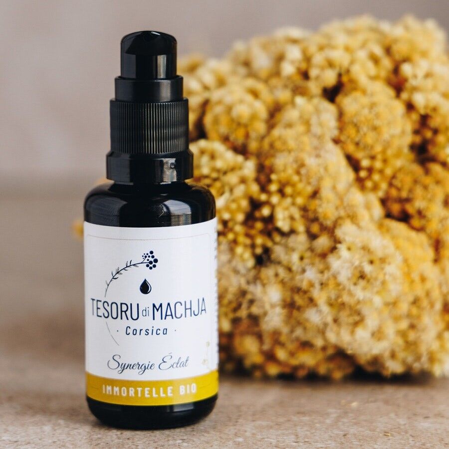 SINERGIA CON OLI ESSENZIALI BIOLOGICI “IMMORTELLE, LIMONE, ROSMARINO”