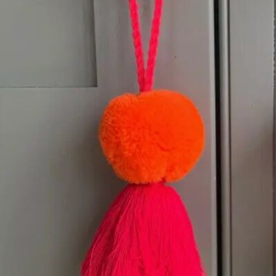 Pom Pom Trio Nappa Swag, 5cm - Neon