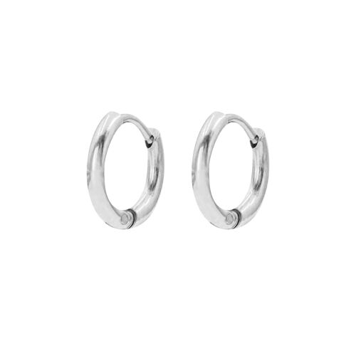 Small Hoops Silber