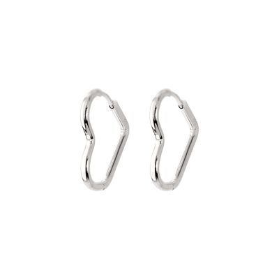Heartily Hoops Small Silber