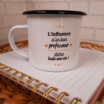 Mug émaillé - Influence d'un bon professeur 4