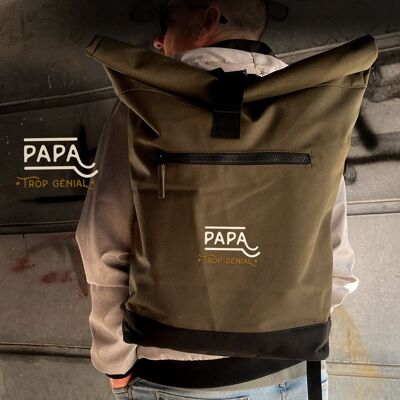 Impresionante mochila de papá