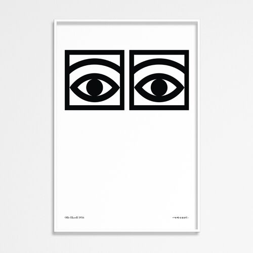 Ögon Black One Eye - Art Print - 50cm x 70cm