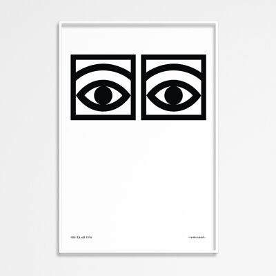 Ögon Black One Eye - Art Print - 50cm x 70cm