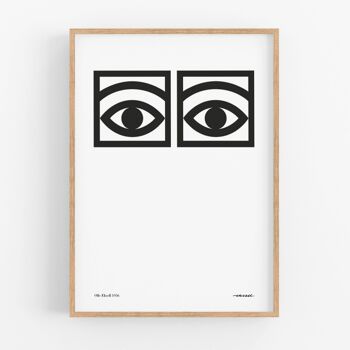Ögon Black One Eye - Impression artistique - 50cm x 70cm 3