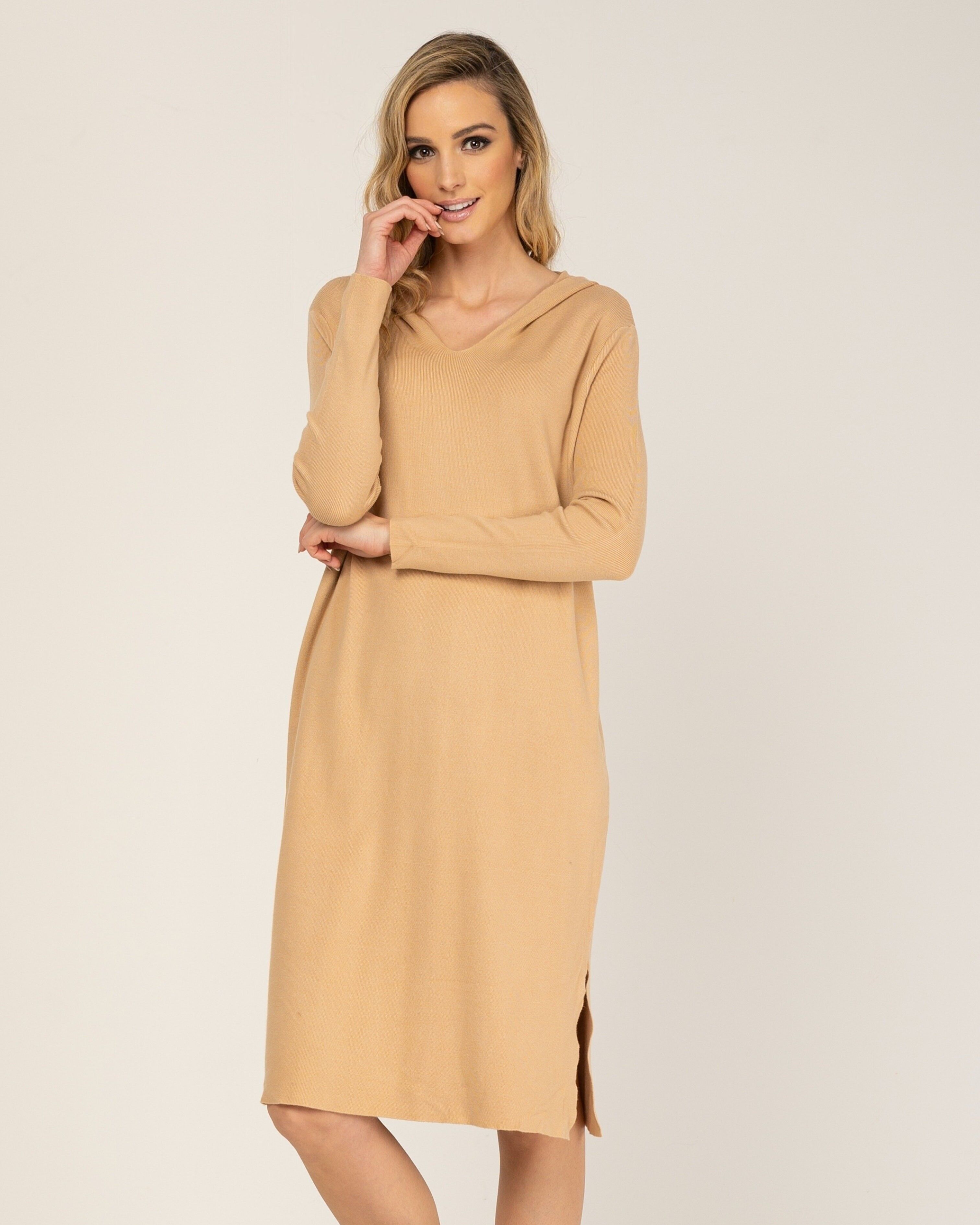 DRESS7524_CAMEL