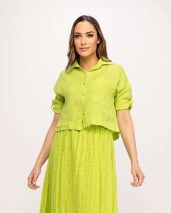 BLOUSE7625_GREEN 1