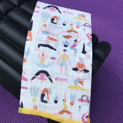 Mouchoir en tissu "Yoga time"