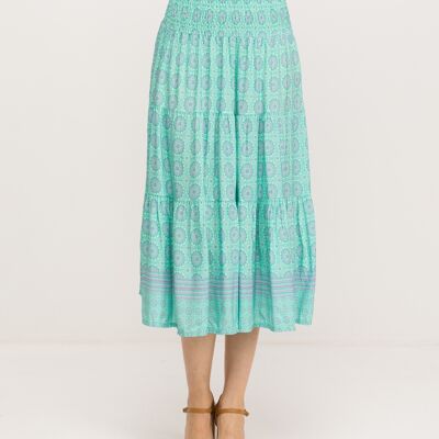 SKIRT7614_AQUA