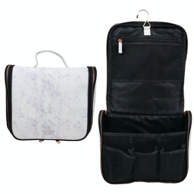 Cosmetic Bag Marble Moderna Travel Bag With Hook
