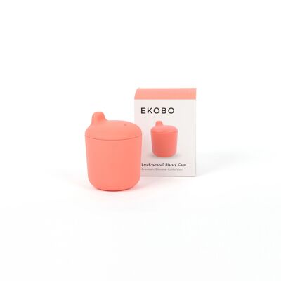 Gobelet à bec en silicone - Coral