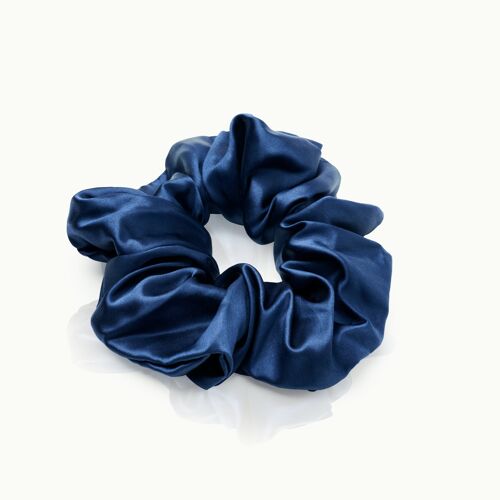 Scrunchie Seide XL Navy