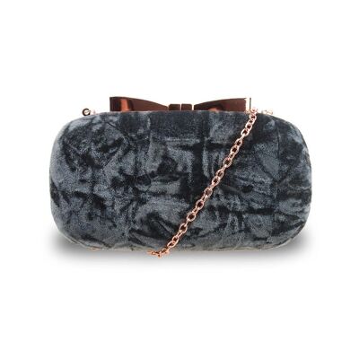 Tessie Box Clutch mit Schleifenverschluss