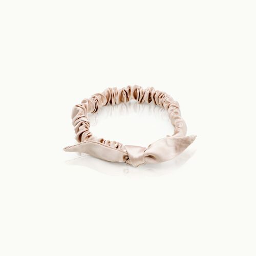 Scrunchie Seide Bunny Beige