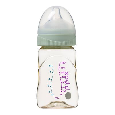 PPSU baby bottle - 180ml - bb sage