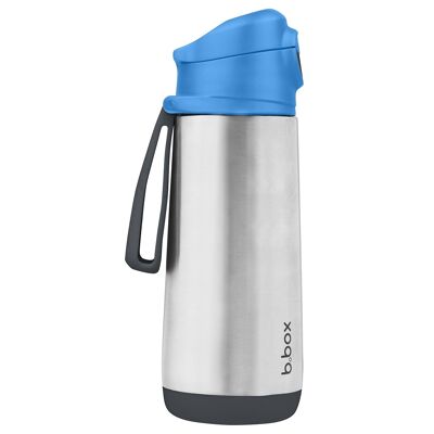 *NEW* insulated sport spout bottle 500ml - blue slate