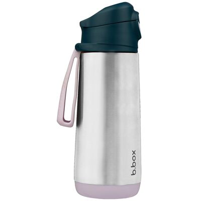 *NUOVO* borraccia termica con beccuccio sportivo 500ml - rosa indaco