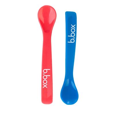 paquete de dos cucharas - rojo/azul