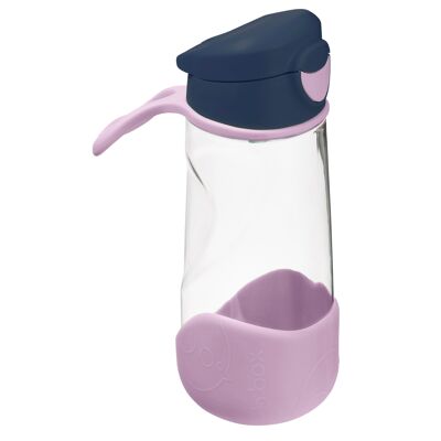 Botella con boquilla deportiva 450ml - rosa índigo