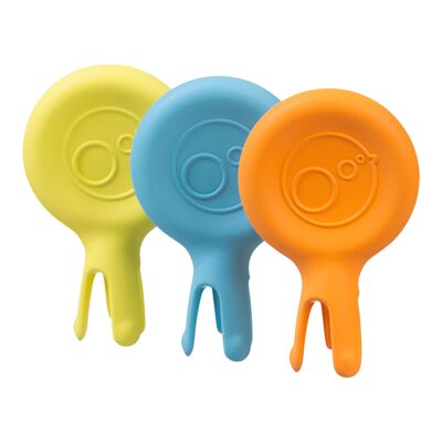 mini flork 3 pack - orange/blueberry/yellow