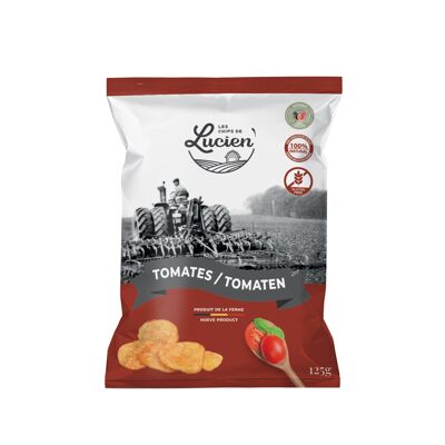 Les chips de Lucien Tomates 125 gr