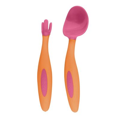 cutlery set - strawberry shake