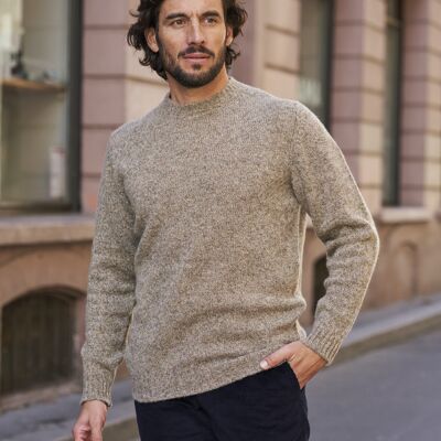 Maglia Allan in lana beige