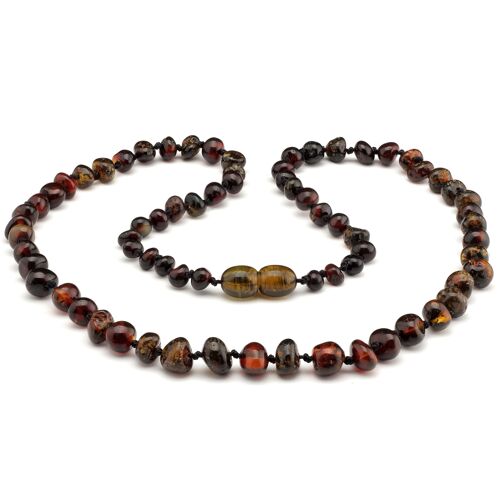 Baroque baltic amber necklace 261